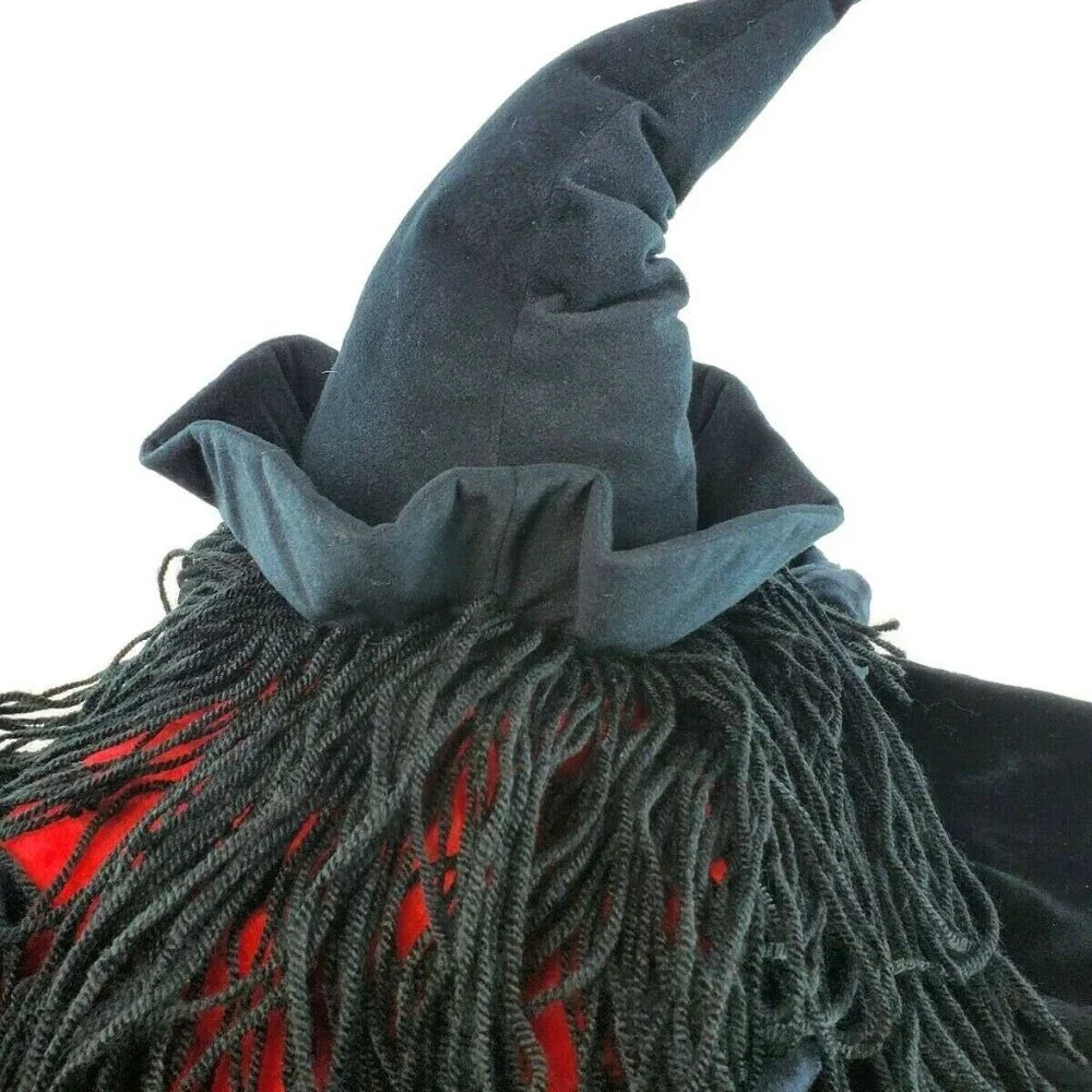 Toddler 3D Witch One Piece Plush Halloween Costume Size M (3-4) WARM & Cozy EUC